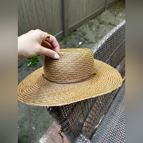 Lack of Color The Vienna Beige Straw Boater Hat - Picture 8 of 16